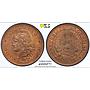 Argentina 2 centavos Republic Coinage Libertad KM-33 MS63 PCGS bronze coin 1893