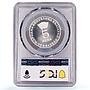 Bulgaria 5 leva Republic 20th Georgi Dimitrov Politics PR69 PCGS Ag coin 1964