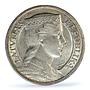 Latvia 5 lati Republic Coinage Maiden's Head KM-9 MS62 PCGS silver coin 1931