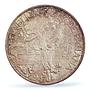 Panama 1 balboa Republic Coinage Vasco Nunez Balboa MS64 PCGS silver coin 1947