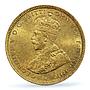 Great Britain West Africa 1 shilling George V KM-12a MS65 PCGS brass coin 1936