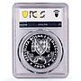 Bosnia Herzegovina 750 dinara Przewalskii Horses PR69 PCGS silver coin 1995