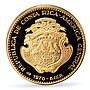 Costa Rica 50 colones Human Rights Conv. Fineness Left PR68 PCGS gold coin 1970