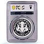 Sealand 1 dollar Sea Treasures Orca Whale Fauna X#9 PR67 PCGS silver coin 1994