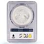 Mexico 1 onza Libertad Angel of Independence MS69 PCGS silver coin 1997