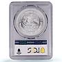 Mexico 1 onza Libertad Angel of Independence MS69 PCGS silver coin 1999