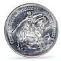 Portugal 10 escudos Ourique Battle Horseman KM-579 MS64 PCGS silver coin 1928