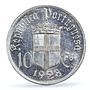 Portugal 10 escudos Ourique Battle Horseman KM-579 MS64 PCGS silver coin 1928
