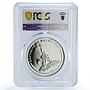 Palau 5 dollars Marine Life Protection Octopus Fauna PR69 PCGS silver coin 2012