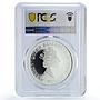 Tuvalu 1 dollar Fairy Tales Ballet Swan Lake Literature PR68 PCGS Ag coin 2010
