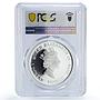 Tuvalu 1 dollar Fairy Tales Ballet Nutckracker Literature PR69 PCGS Ag coin 2010