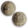 Brunei 3 dollars ASEAN 30th Anniversary Ship Clipper PR70 PCGS copper coin 1997