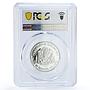Sealand 10 dollars Princess Joan Politics X#3.1 PR66 PCGS silver coin 1977