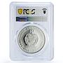 Nigeria Central Bank 20th Anniversary SP65 PCGS silver token medal coin 1979