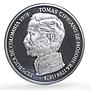 Colombia 750 pesos Conservation Hummingbird Fauna proof silver coin 1978