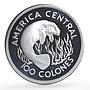 Costa Rica 100 colones Conservation Manatee Fauna proof silver coin 1974