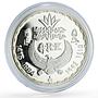 Egypt 5 pounds Ancient Treasures Goddess Neith Statue proof silver coin 1994