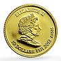 Fiji 10 dollars Treasures China Carp Fish Fauna w/o Pearl proof gold coin 2012