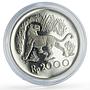 Indonesia 2000 rupiah Conservation Javan Tiger Fauna proof silver coin 1974