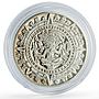 Mexico Olympic Games Aztec Calendar Discobolus Austria Mint silver medal 1968