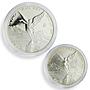 Mexico 1 1/2 onza Set Libertad Angel of Independence PROOF BU silver coins 2012