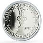 American Samoa 25 dollars America Cup Yachting Ship 5 oz proof silver coin 1988