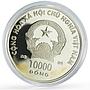 Vietnam 10000 dong x 3 Set Lunar Calendar Snake Year proof silver coins 2001