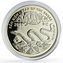 Vietnam 10000 dong x 3 Set Lunar Calendar Snake Year proof silver coins 2001