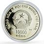 Vietnam 10000 dong x 3 Set Lunar Calendar Snake Year proof silver coins 2001