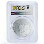 Cameroon 500 francs Da Vinci Art Lady with an Ermine PR70 PCGS silver coin 2017