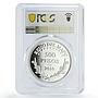 France Araucania Patagonia 500 pesos King Antoine III PR68 PCGS silver coin 2010