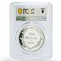 France Araucania Patagonia 500 pesos King Achille III PR68 PCGS silver coin 2010