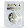 Gibraltar 1 crown Preserve Planet Earth Sperm Whale PR70 PCGS silver coin 1995