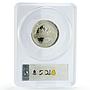 Haiti 100 gourdes Sadat Begin Peace Talks Politics PR65 PCGS silver coin 1977
