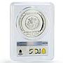 Mexico 5 pesos Precolombina Anciano Brasero Type 1 PR69 PCGS silver coin 1993