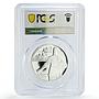Cameroon 500 francs Agriculture Seedsman Sower PR69 PCGS silver coin 2020