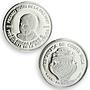 Costa Rica 1000 colones President Arias Nobel Prize PR69 PCGS silver coin 1987