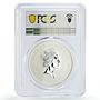 Tuvalu 1 dollar WWII Fighter Planes Hawker Hurricane PR69 PCGS silver coin 2008
