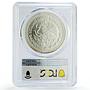 Mexico 1 onza Libertad Angel of Independence MS67 PCGS silver coin 1997