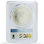 Mexico 1 onza Libertad Angel of Independence MS67 PCGS silver coin 1998