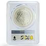 Mexico 1 onza Libertad Angel of Independence MS68 PCGS silver coin 1996