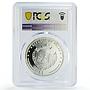 Palau 5 dollars Meteorites Fall Nantan Bulls Space PR69 silver coin 2006