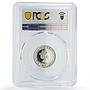 Tristan da Cunha 1 pound Princess Diana Death Gilt PR67 PCGS silver coin 2017
