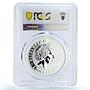 Australia 1 dollar Lunar Calendar II Tiger Year 2010 MS69 PCGS silver coin 2007