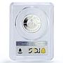 Kurdistan 10000 dinars Wildlife Falcon Eagle Bird X#5 PR68 PCGS silver coin 2006