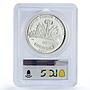 Haiti 10 gourdes Indian Chieftains War Eagle Yankton PR66 PCGS silver coin 1971