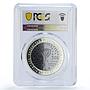 Kazakhstan 500 tenge Moon Landing Lunokhod 1 Space PR69 PCGS silver coin 2010