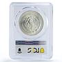 Mexico 1 onza Libertad Angel of Independence MS67 PCGS silver coin 1991