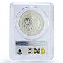Mexico 1 onza Libertad Angel of Independence MS67 PCGS silver coin 1992