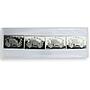 China 20 yuan x 4 Set Hong Kong City Return Architecture proof silver coins 1998